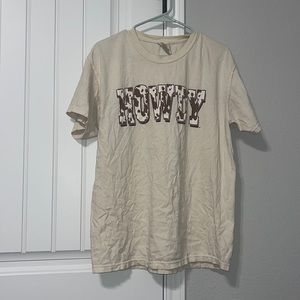 Comfort Colors Cowprint Howdy Tee